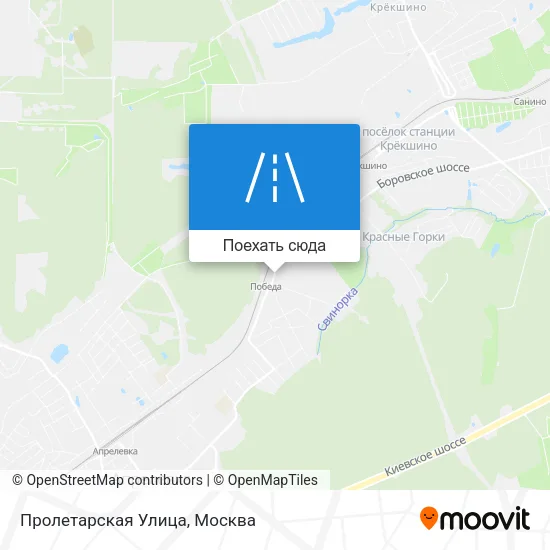 Карта Пролетарская Улица