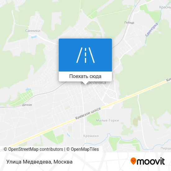 Карта Улица Медведева