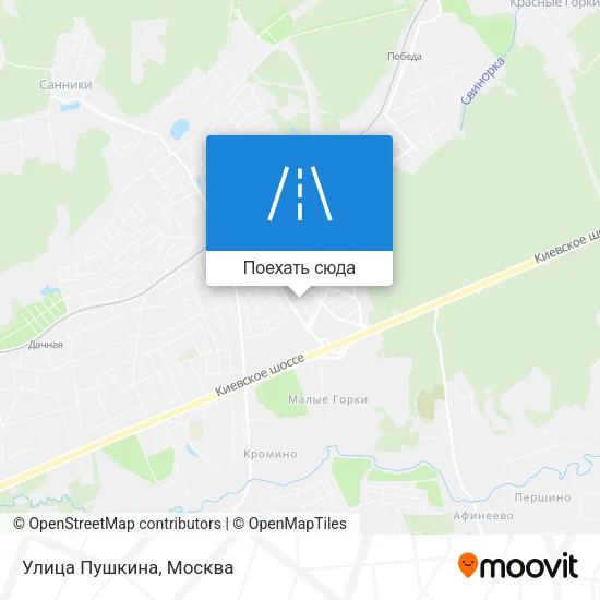 Карта Улица Пушкина