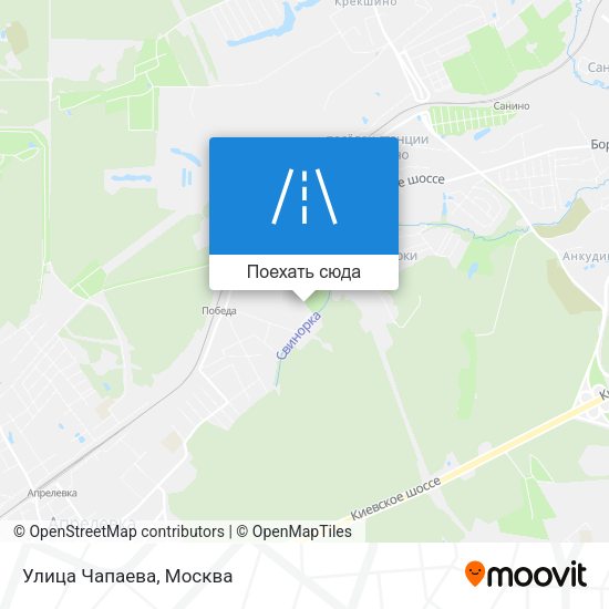 Карта Улица Чапаева