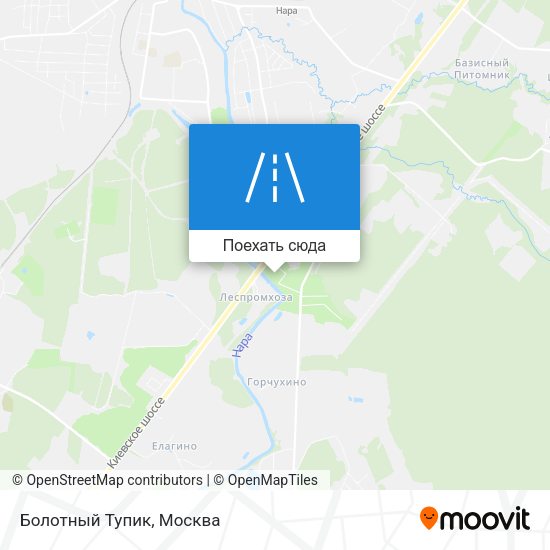 Карта Болотный Тупик