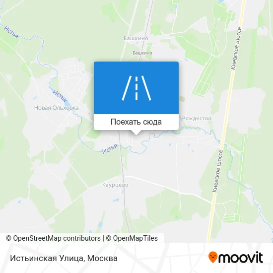Карта Истьинская Улица