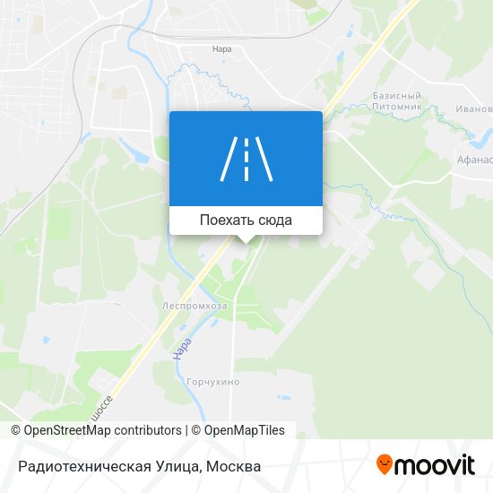 Карта Радиотехническая Улица