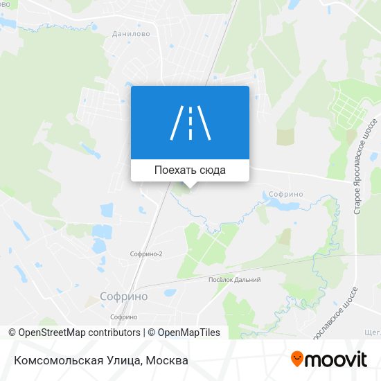 Карта Комсомольская Улица