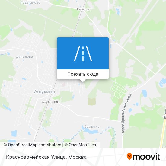 Карта Красноармейская Улица