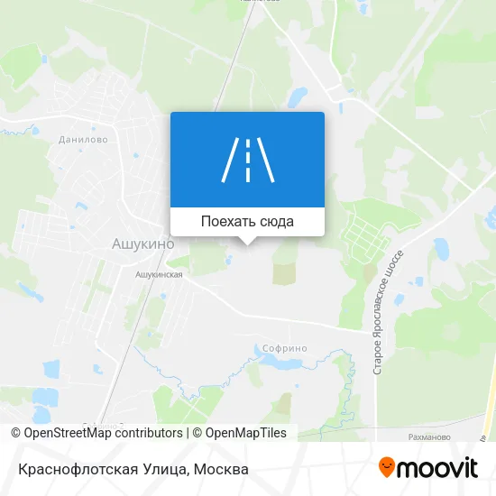 Карта Краснофлотская Улица