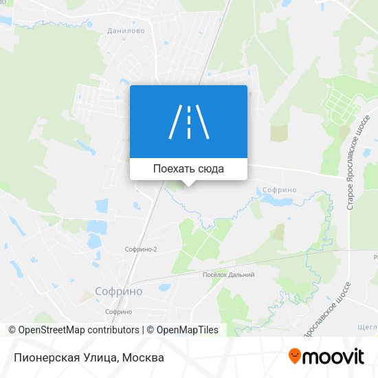 Карта Пионерская Улица