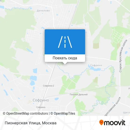 Карта Пионерская Улица