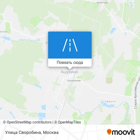 Карта Улица Своробина