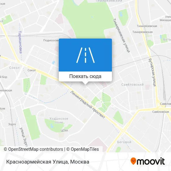 Карта Красноармейская Улица