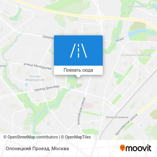 Карта Олонецкий Проезд
