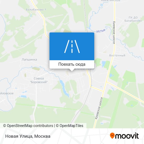 Карта Новая Улица