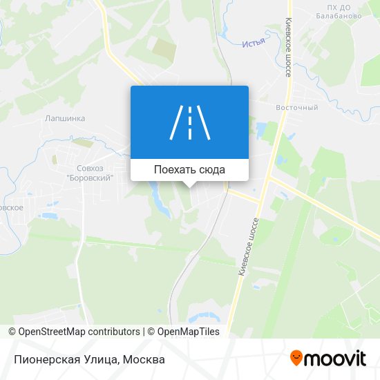 Карта Пионерская Улица