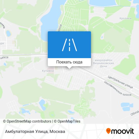 Карта Амбулаторная Улица