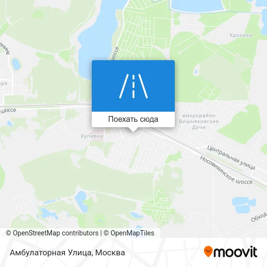 Карта Амбулаторная Улица