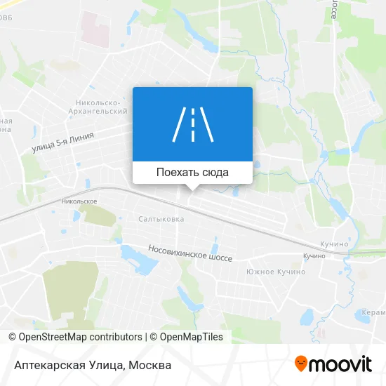 Карта Аптекарская Улица