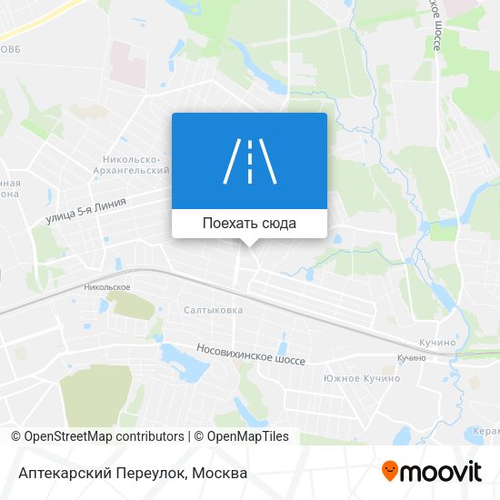 Карта Аптекарский Переулок