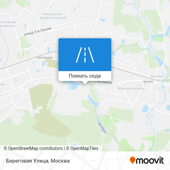 Карта Береговая Улица