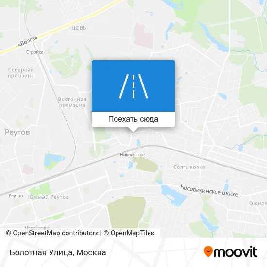 Карта Болотная Улица