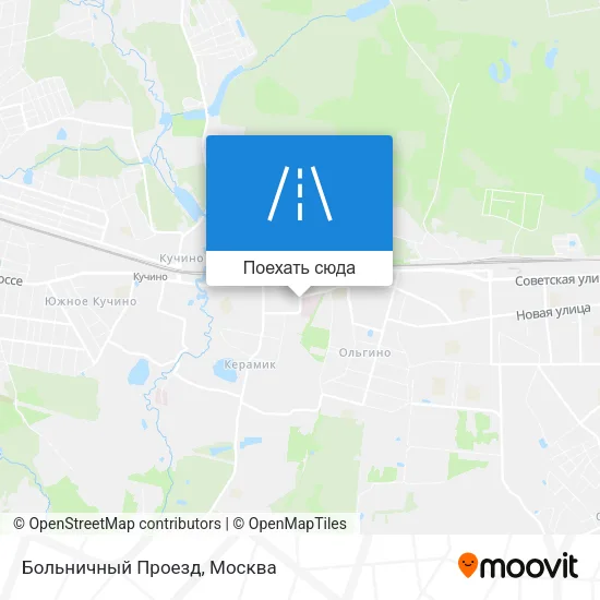 Карта Больничный Проезд