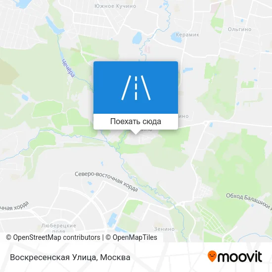 Карта Воскресенская Улица