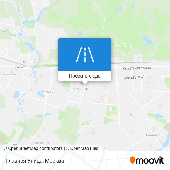 Карта Главная Улица