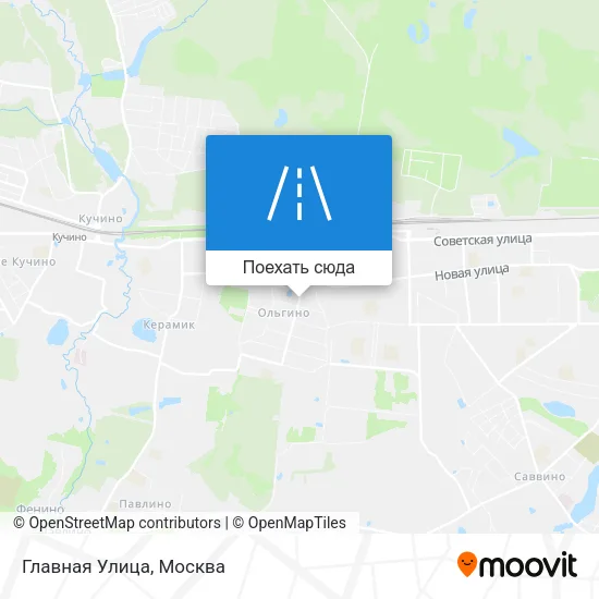 Карта Главная Улица
