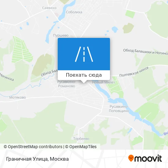 Карта Граничная Улица