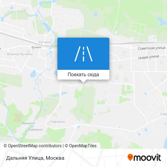 Карта Дальняя Улица