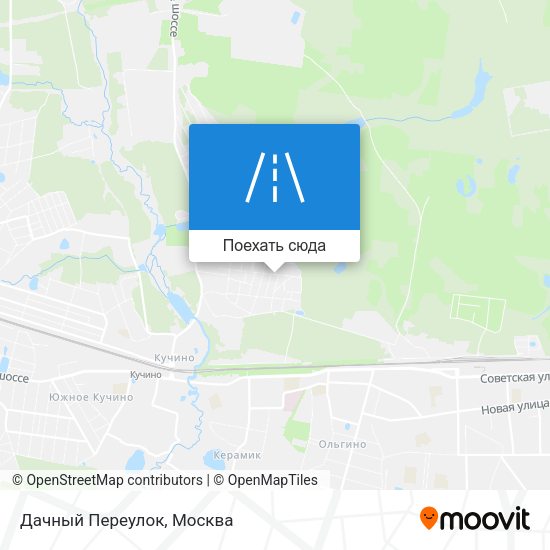 Карта Дачный Переулок