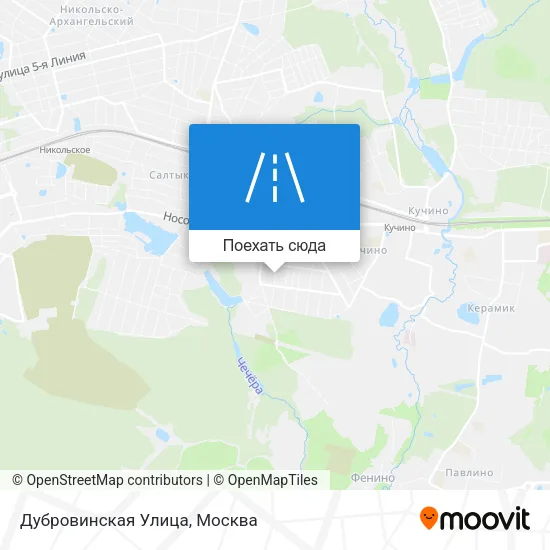 Карта Дубровинская Улица
