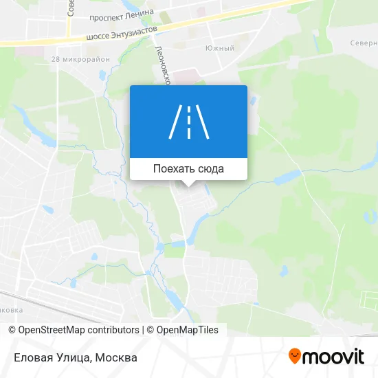 Карта Еловая Улица