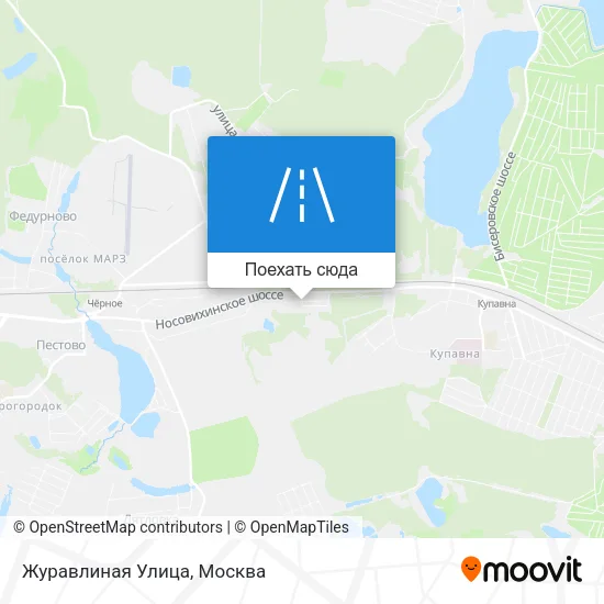 Карта Журавлиная Улица