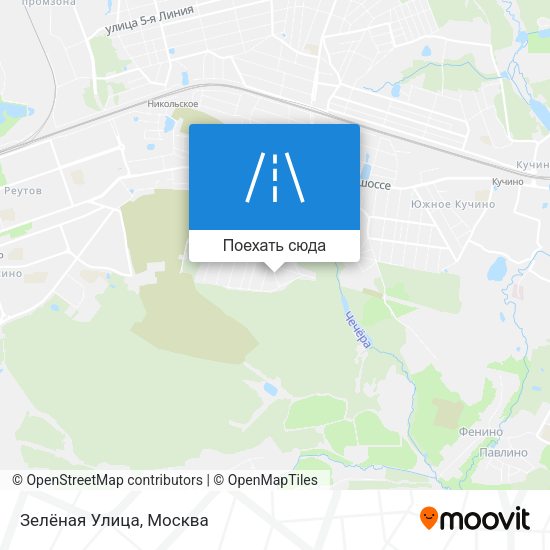 Карта Зелёная Улица