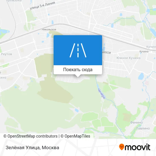 Карта Зелёная Улица