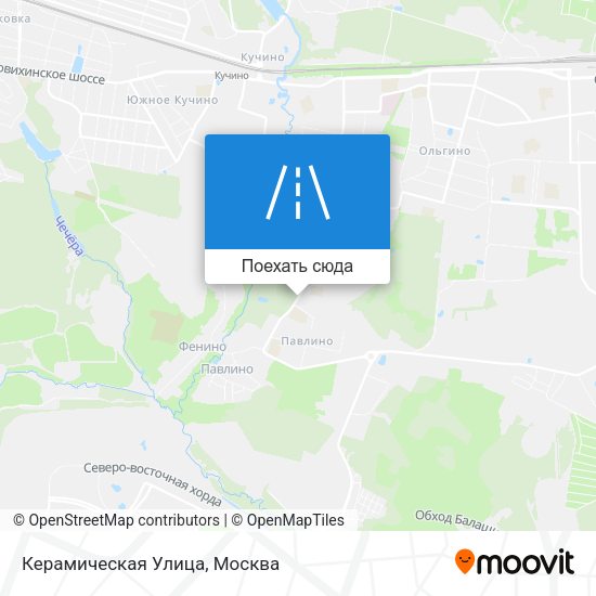 Карта Керамическая Улица