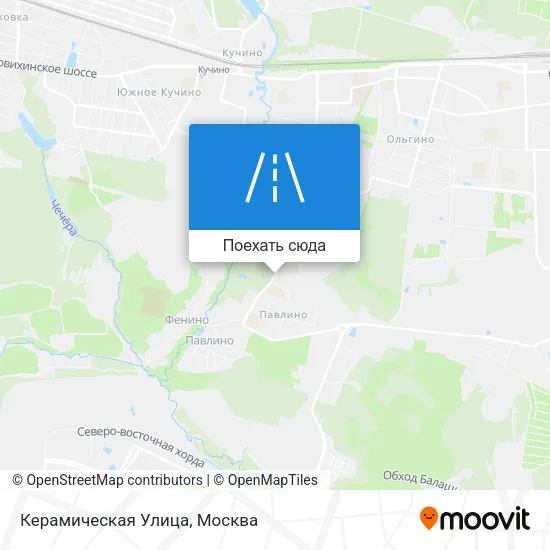 Карта Керамическая Улица