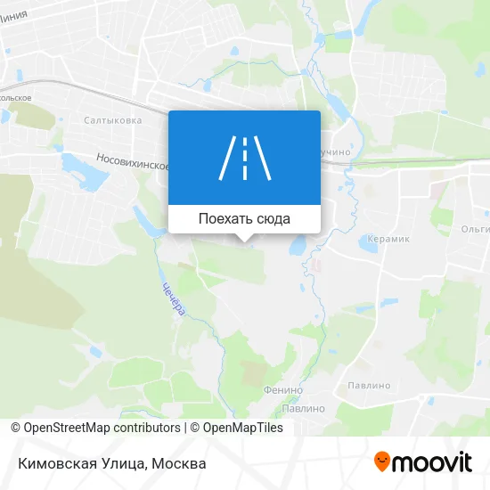 Карта Кимовская Улица