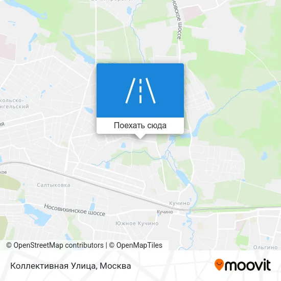 Карта Коллективная Улица