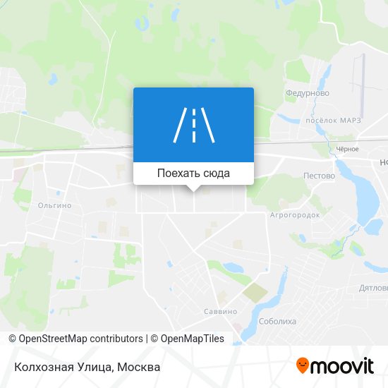 Карта Колхозная Улица