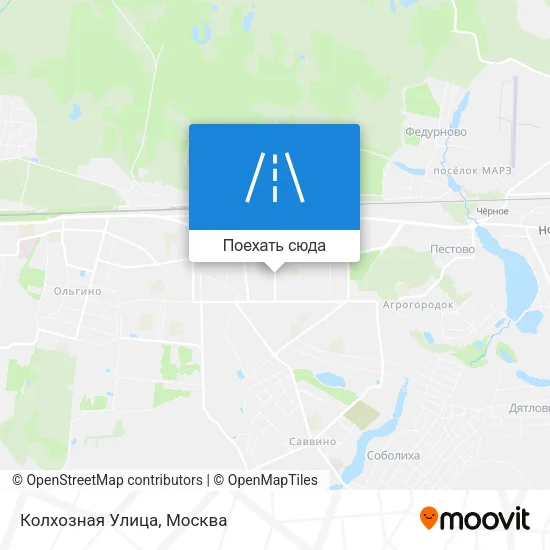 Карта Колхозная Улица