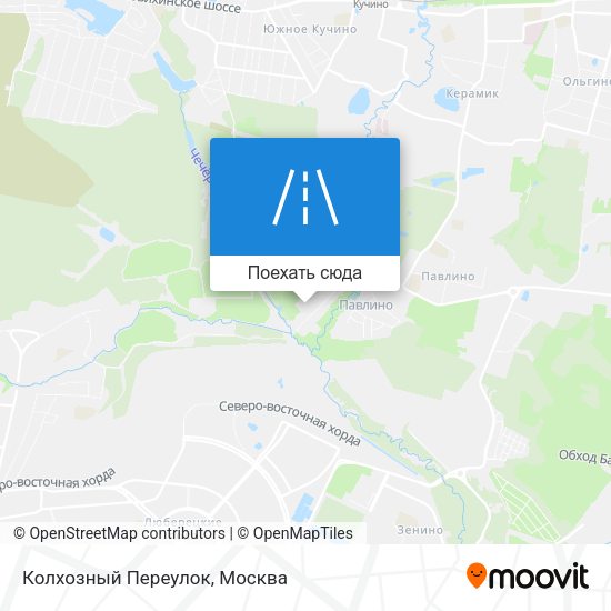 Карта Колхозный Переулок