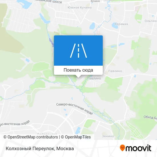 Карта Колхозный Переулок