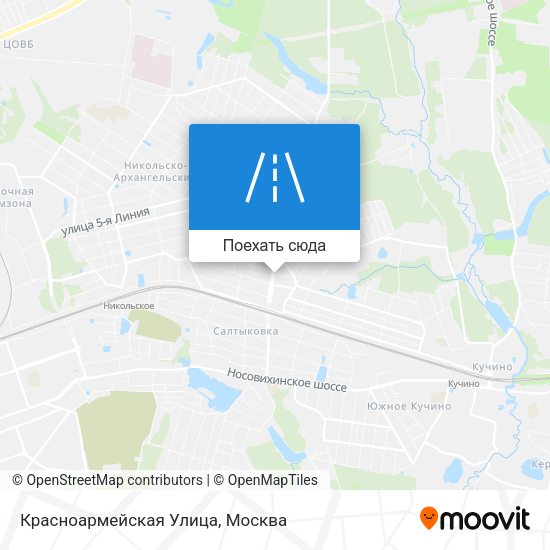 Карта Красноармейская Улица