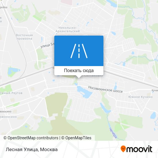 Карта Лесная Улица