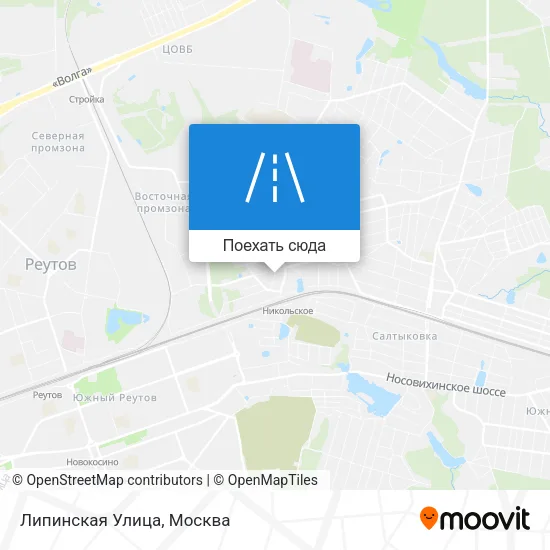 Карта Липинская Улица