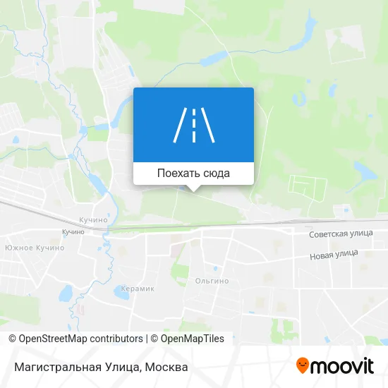 Карта Магистральная Улица