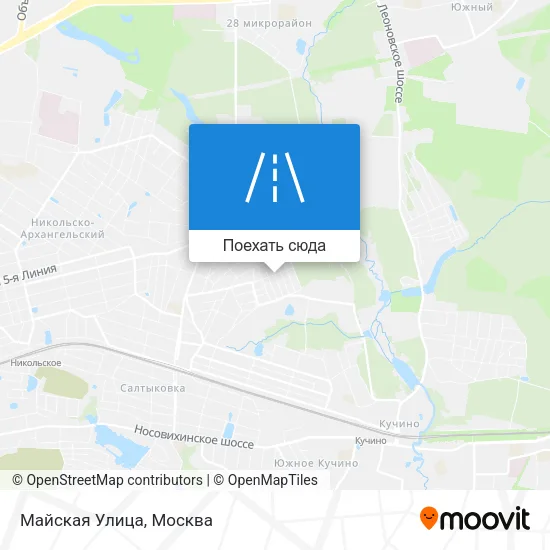 Карта Майская Улица