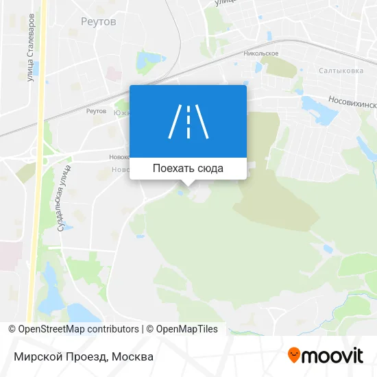 Карта Мирской Проезд