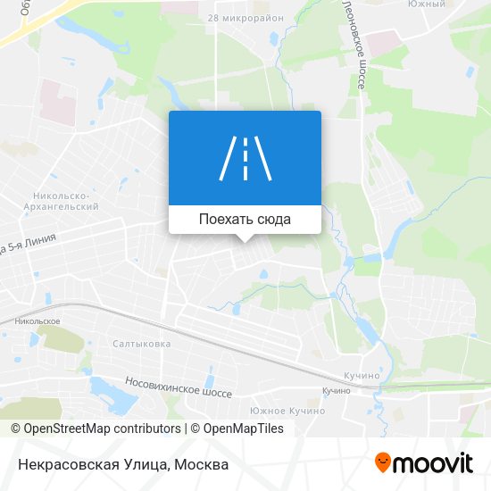 Карта Некрасовская Улица